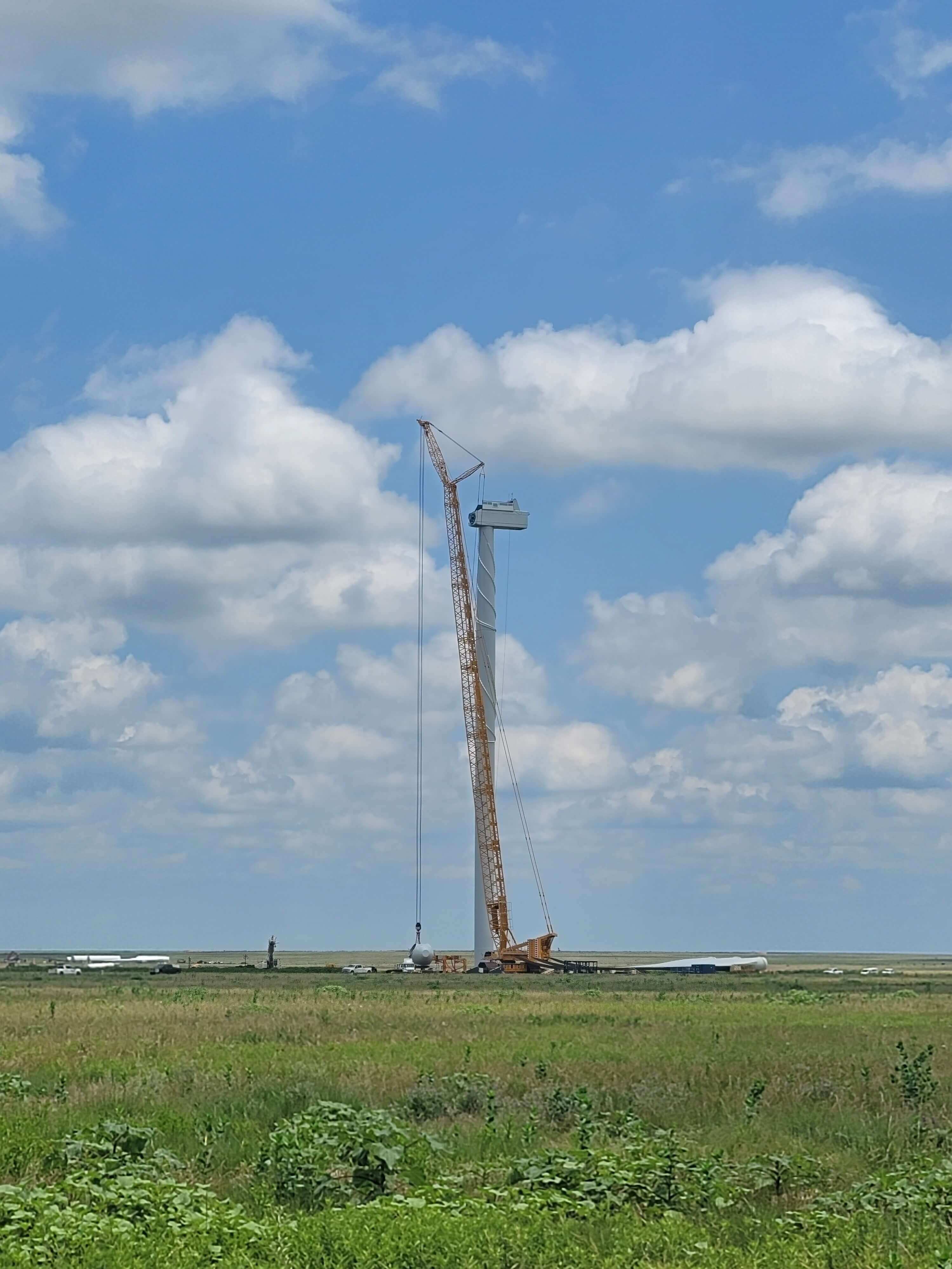 Wanzek Wind Turbine in Centra; Texas